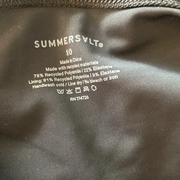 Summersalt The Cinched One-Piece Swimsuit Sea Urchin Size 10‎ NWOT - Picture 4 of 8